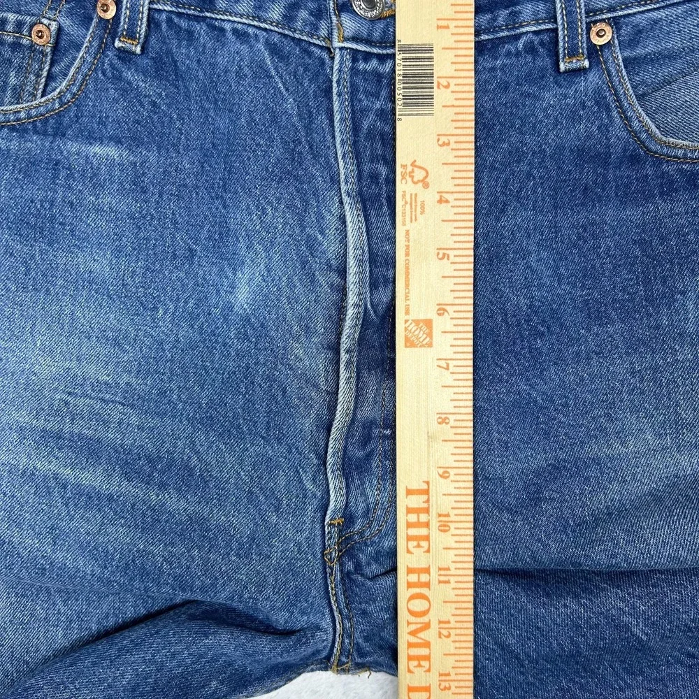 Levi's 501XX Jeans Men's Blue Denim Pockets Classic Straight Button Fly‎ - 38X29